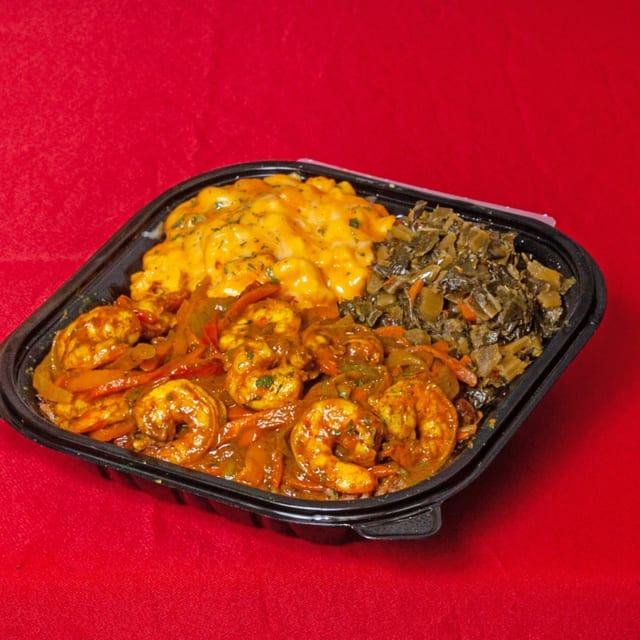 Curry Shrimp Dinner.